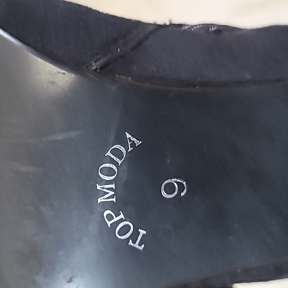 Top Moda Women's Booties Black Size 9 - Picture 5 of 10